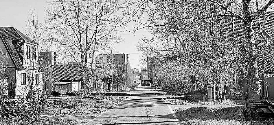 Улица Лермонтова в Зареке