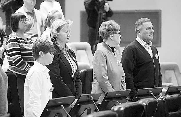 На торжественной церемонии в администрации города