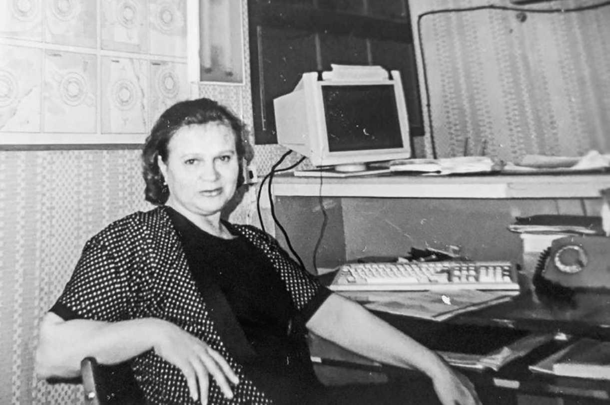 Галина Моисеева, начальник метеослужбы, 1998 год Фото из личного архива, из архива Юрия Черкасова и ok.ru